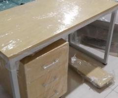 Set Meja Kerja Kantor Kursi dan Laci - 4